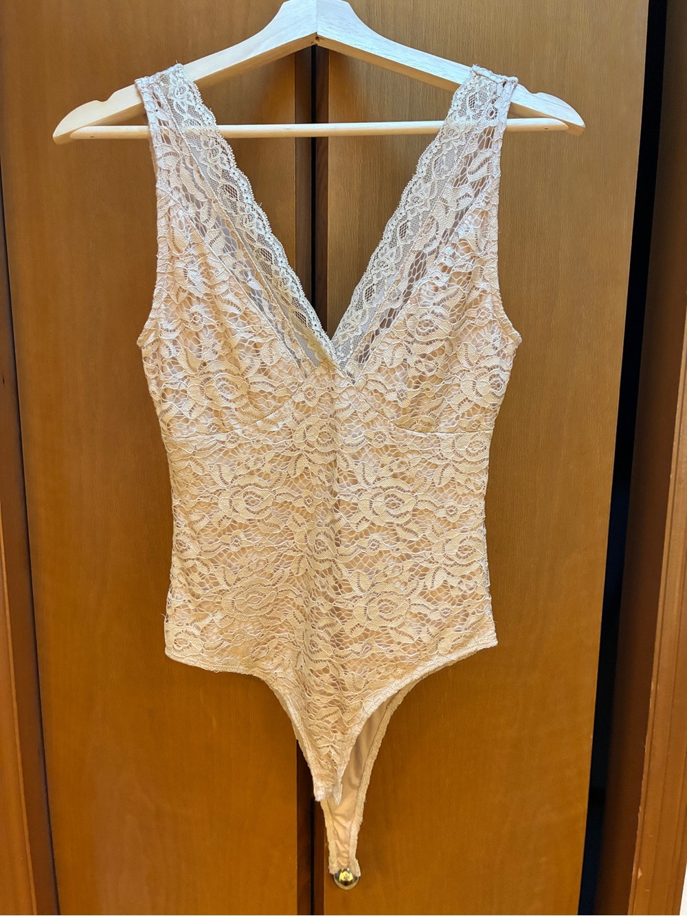 Elodie Lace V-Neck Bodysuit